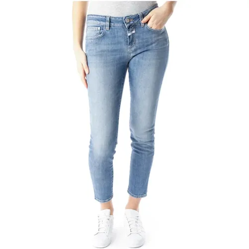Baker Cropped Slim Fit Jeans , Damen, Größe: W28 - closed - Modalova