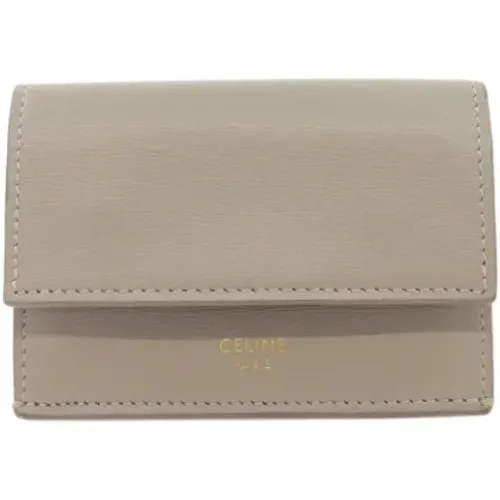 Pre-owned Leather wallets , female, Sizes: ONE SIZE - Celine Vintage - Modalova