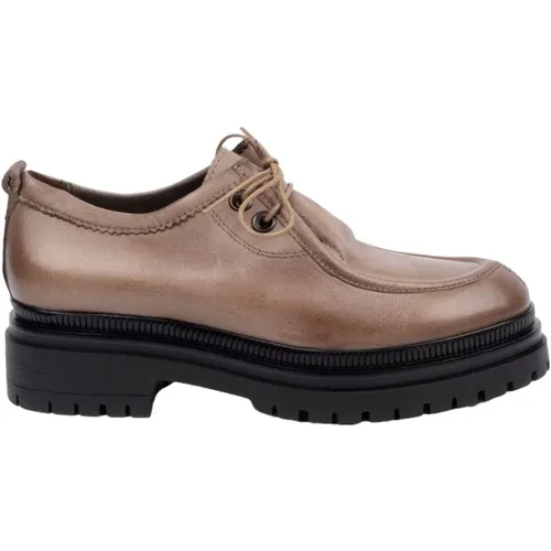 Leather Engineer Lace-up Shoe , female, Sizes: 4 UK - MJUS - Modalova
