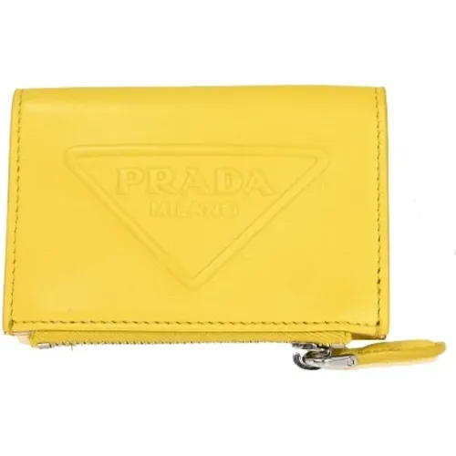 Pre-owned Leather wallets , female, Sizes: ONE SIZE - Prada Vintage - Modalova