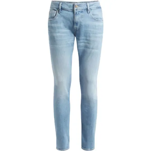 Blaue Gewaschene Herren Jeans , Herren, Größe: W30 - Guess - Modalova