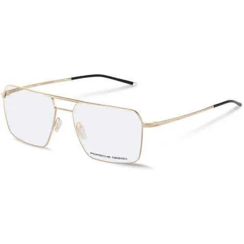 Gold Frame Glasses , unisex, Sizes: 57 MM - Porsche Design - Modalova