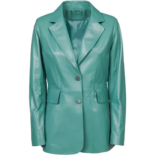 Mint Blazer Jacket , female, Sizes: L, M - 1972 Desa - Modalova