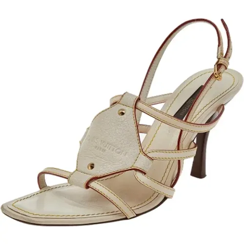 Pre-owned Leather sandals , female, Sizes: 3 1/2 UK - Louis Vuitton Vintage - Modalova