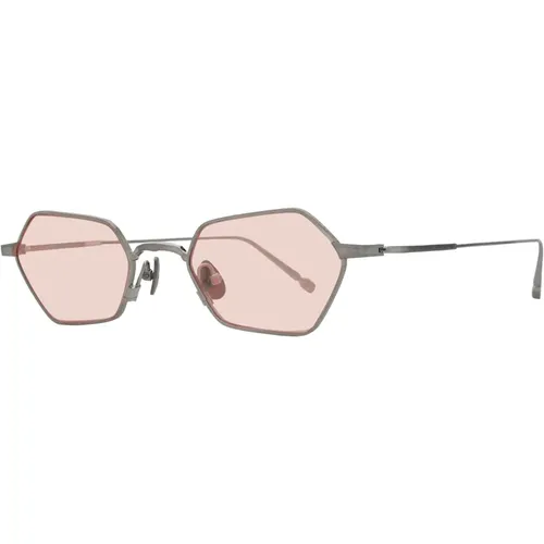 Brushed Silver/Cafe` Pink Sunglasses - Matsuda - Modalova