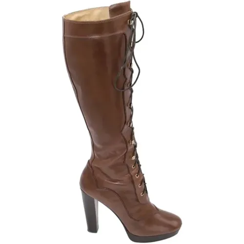 Pre-owned Leather boots , female, Sizes: 3 UK - Michael Kors Pre-owned - Modalova