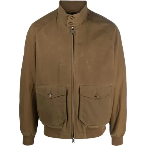 High-Neck Cotton Jacket , male, Sizes: 3XL - Baracuta - Modalova