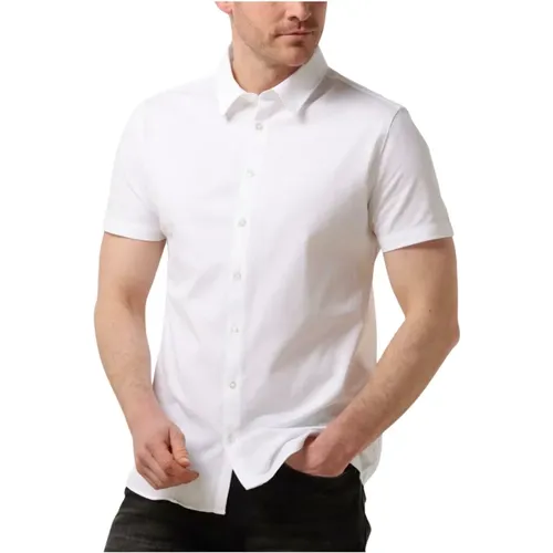 Weißes Casual Button Up Hemd,Sand Pique Button Up Hemd - Pure Path - Modalova