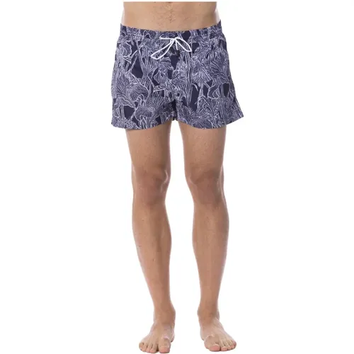 Sport Badehose Boxer Mare Print , Herren, Größe: 3XL - Roberto Cavalli - Modalova