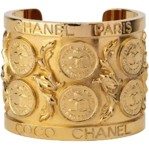 Vintage Gold Metal Bracelet , female, Sizes: ONE SIZE - Chanel Vintage - Modalova