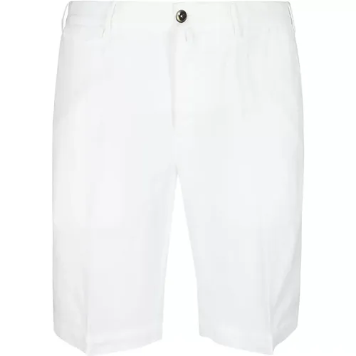 Casual Shorts,Hellgrüne Bermuda Shorts - PT Torino - Modalova