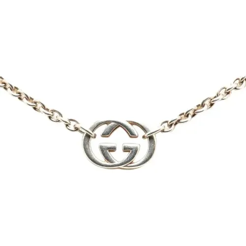 Pre-owned Metal necklaces , female, Sizes: ONE SIZE - Gucci Vintage - Modalova