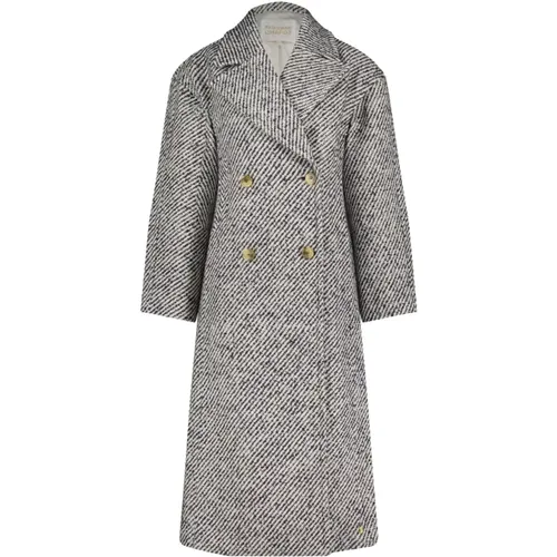 Oversized Mantel aus Wolle in mittlerer Länge , Damen, Größe: S - Fabienne Chapot - Modalova