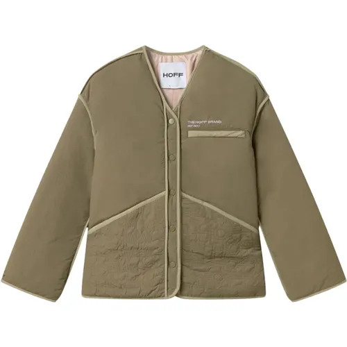 Charlotte Khaki Jacke , Damen, Größe: S - Hoff - Modalova