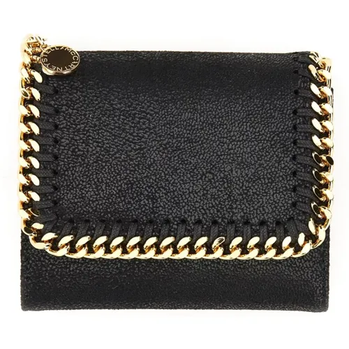 Small Wallet with Snap Button Closure , female, Sizes: ONE SIZE - Stella Mccartney - Modalova