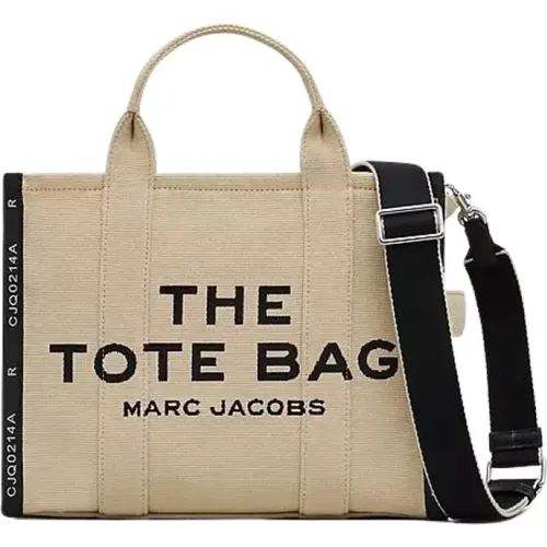 Warm Sand Jacquard Tote Bag , female, Sizes: ONE SIZE - Marc Jacobs - Modalova