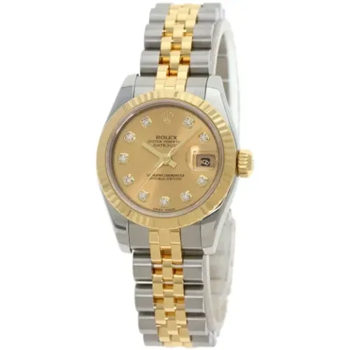 Pre-owned Stainless Steel watches , female, Sizes: ONE SIZE - Rolex Vintage - Modalova