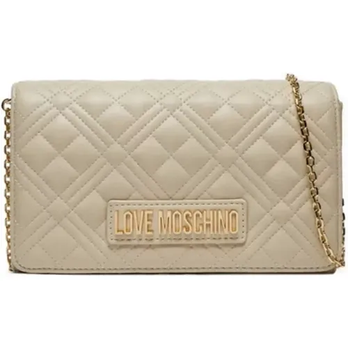 Stylish Ivory Bags for Women , female, Sizes: ONE SIZE - Love Moschino - Modalova