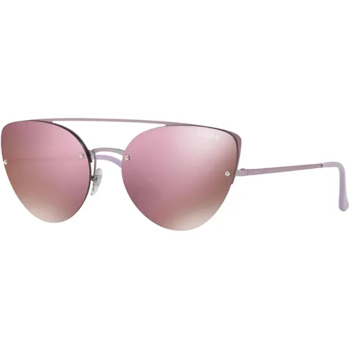 Damen Sonnenbrille mit Metallrahmen - Vogue - Modalova