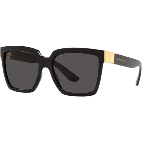 Grey Sunglasses , female, Sizes: 56 MM - Dolce & Gabbana - Modalova