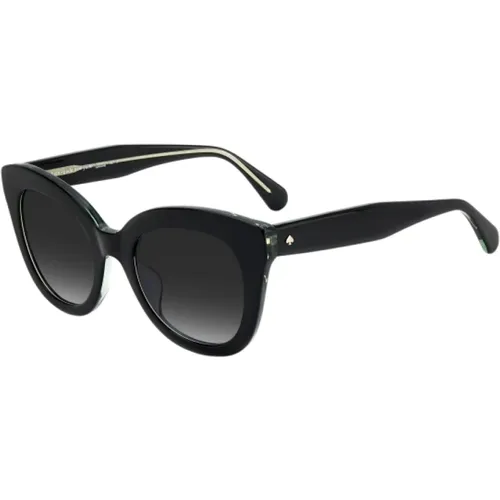 Schwarze Acetat-Sonnenbrille für Frauen - Kate Spade - Modalova