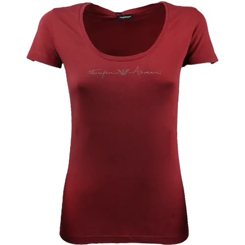 Men Cotton T-Shirt , female, Sizes: L, XL, S - Emporio Armani - Modalova