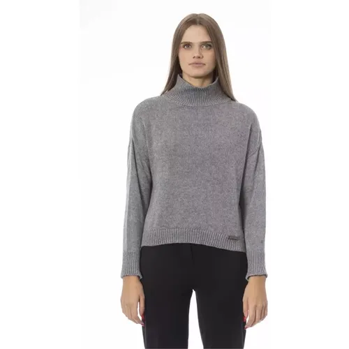 Volcano Neck Sweater , female, Sizes: M, S - Baldinini - Modalova