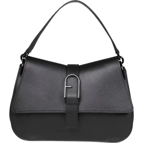Leather Handbag with Flap Closure , female, Sizes: ONE SIZE - Furla - Modalova