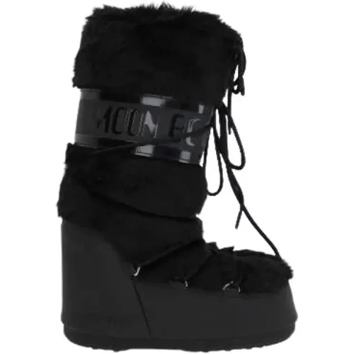 Snow Boots with Faux Fur , female, Sizes: 2 UK, 6 UK - moon boot - Modalova