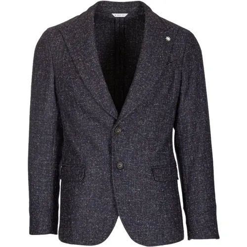 Slim Fit Wool Blend Jacket , male, Sizes: 3XL, L - Manuel Ritz - Modalova