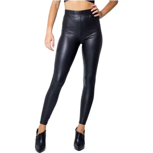 Cool Coated Leggings , Damen, Größe: XL - Only - Modalova