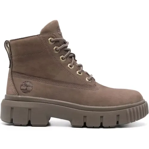 Wildleder Schnürstiefeletten , Damen, Größe: 37 EU - Timberland - Modalova