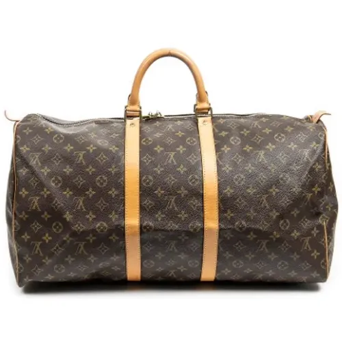 Pre-owned Canvas travel-bags , female, Sizes: ONE SIZE - Louis Vuitton Vintage - Modalova