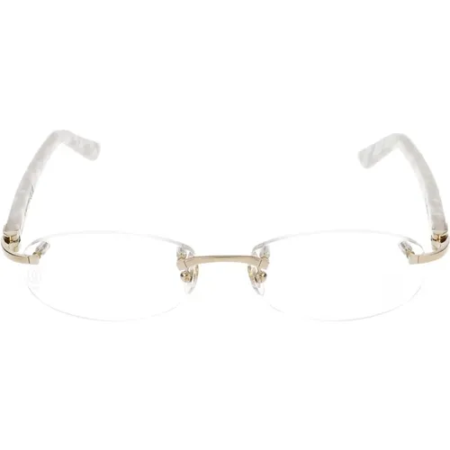 Stylish Eyeglasses Ct0056O , unisex, Sizes: 52 MM - Cartier - Modalova