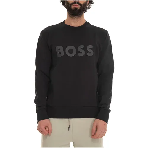 Salbo Crewneck sweatshirt , male, Sizes: S, L, XL, 2XL, M - Boss - Modalova