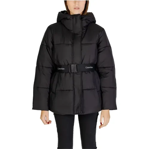 Kurze Steppjacke Damen Herbst/Winter , Damen, Größe: XS - Calvin Klein Jeans - Modalova