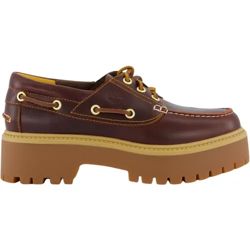 Stone Street Boat Shoe , female, Sizes: 5 1/2 UK, 6 1/2 UK, 4 UK, 5 UK, 7 UK - Timberland - Modalova