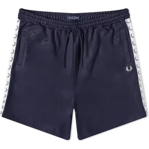 Herren Track Tape Shorts , Herren, Größe: S - Fred Perry - Modalova