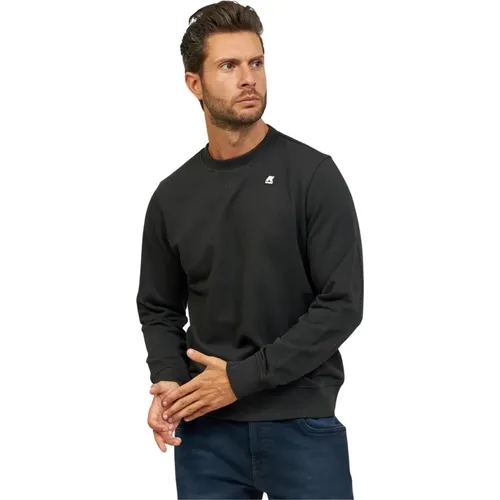 Herren Baptiste Pullover, Schwarz , Herren, Größe: L - K-way - Modalova