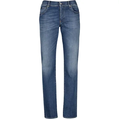 Gerade geschnittene Jeans , Herren, Größe: S - Dolce & Gabbana - Modalova
