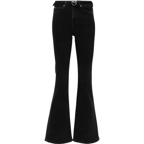 Flora Flare Denim Jeans , Damen, Größe: W25 - pinko - Modalova