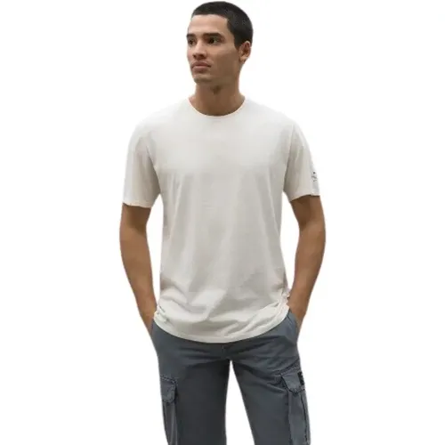 California T-shirt Bio-Baumwolle Loose Fit Kurzarm Rundhals , Herren, Größe: XL - Ecoalf - Modalova