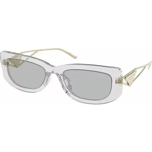 Rectangular Sunglasses Bold Unique Elegant Stylish , female, Sizes: 53 MM - Prada - Modalova