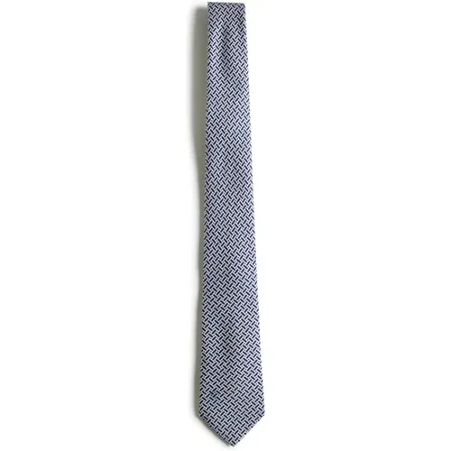 Elegante Krawatten in Weiß/Blau - Giorgio Armani - Modalova