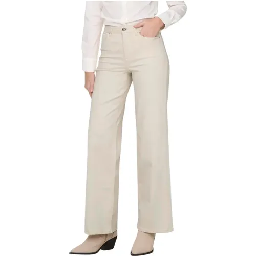 Weite Bein Blush Jeans für Frauen , Damen, Größe: L - Only - Modalova