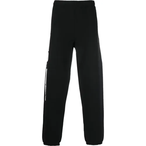 Schwarze Baumwoll-Casual-Activewear-Sweatpants , Herren, Größe: XL - Heron Preston - Modalova