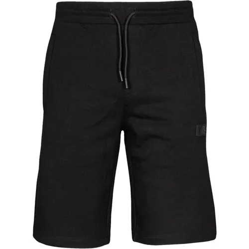 Schwarze Baumwollshorts Regular Fit - Karl Lagerfeld - Modalova