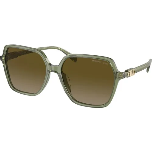 Transparent Sunglasses Jasper Mk2196U , female, Sizes: 58 MM - Michael Kors - Modalova