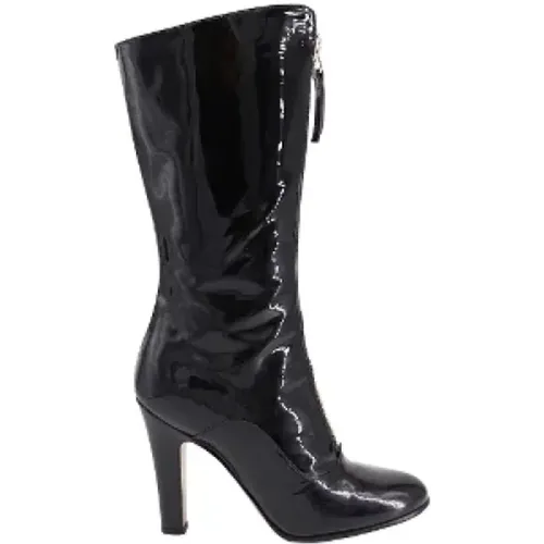 Pre-owned Leather boots , female, Sizes: 6 UK - Valentino Vintage - Modalova