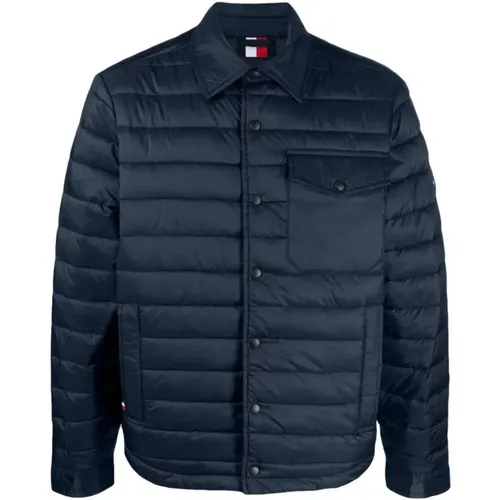 Stylische Jacke für Männer , Herren, Größe: L - Tommy Hilfiger - Modalova